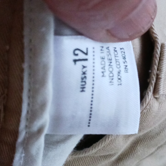 Old Navy boys husky kaki jeans bundle Size 12 Husky - Picture 12 of 14